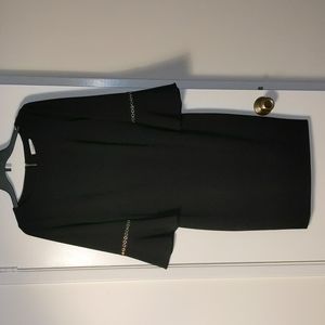 Calvin Klein, 8, black sheath dress